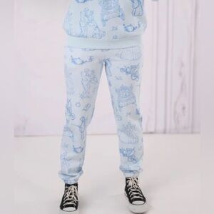 Ladies Cakeworthy x Cinderella AOP Jogger Sweatpants 70th Anniversary Limited